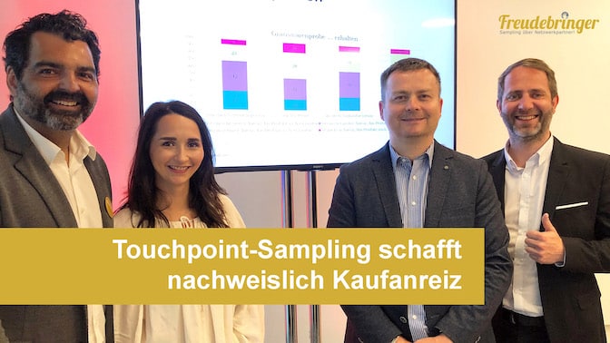 Promotionagentur Freudebringer schafft Kaufanreize mit Touchpoint-Sampling