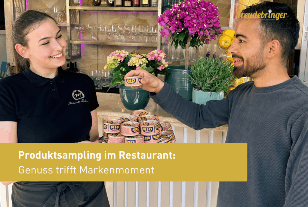 Produktsampling im Restaurant als Touchpoint: Genuss trifft Markenmoment