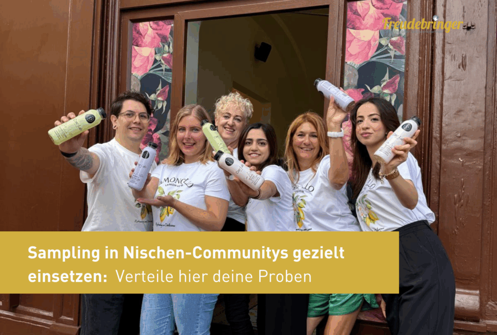 Sampling in Nischen-Communitys gezielt einsetzen: Verteile hier deine Proben