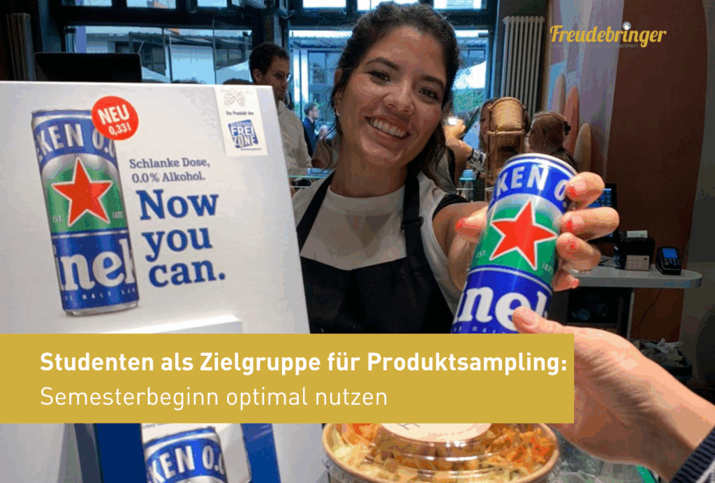 Studenten als Zielgruppe für Produktsampling- Semesterbeginn optimal nutzen