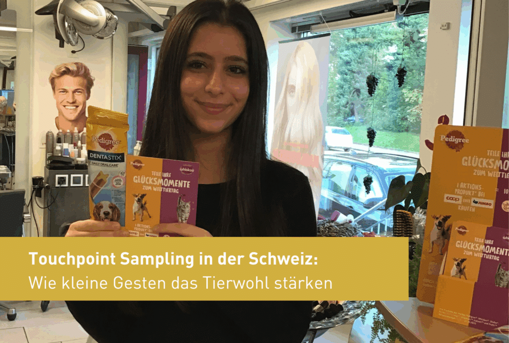 Touchpoint Sampling in der Schweiz: Wie kleine Gesten das Tierwohl stärken